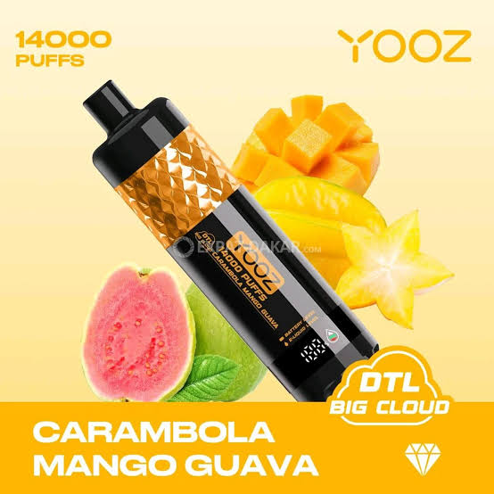 Yooz 14k Puff Refilable & Rechargeable + 30ML Flavour