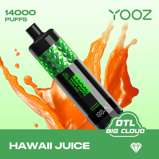 Yooz 14k Puff Refilable & Rechargeable + 30ML Flavour