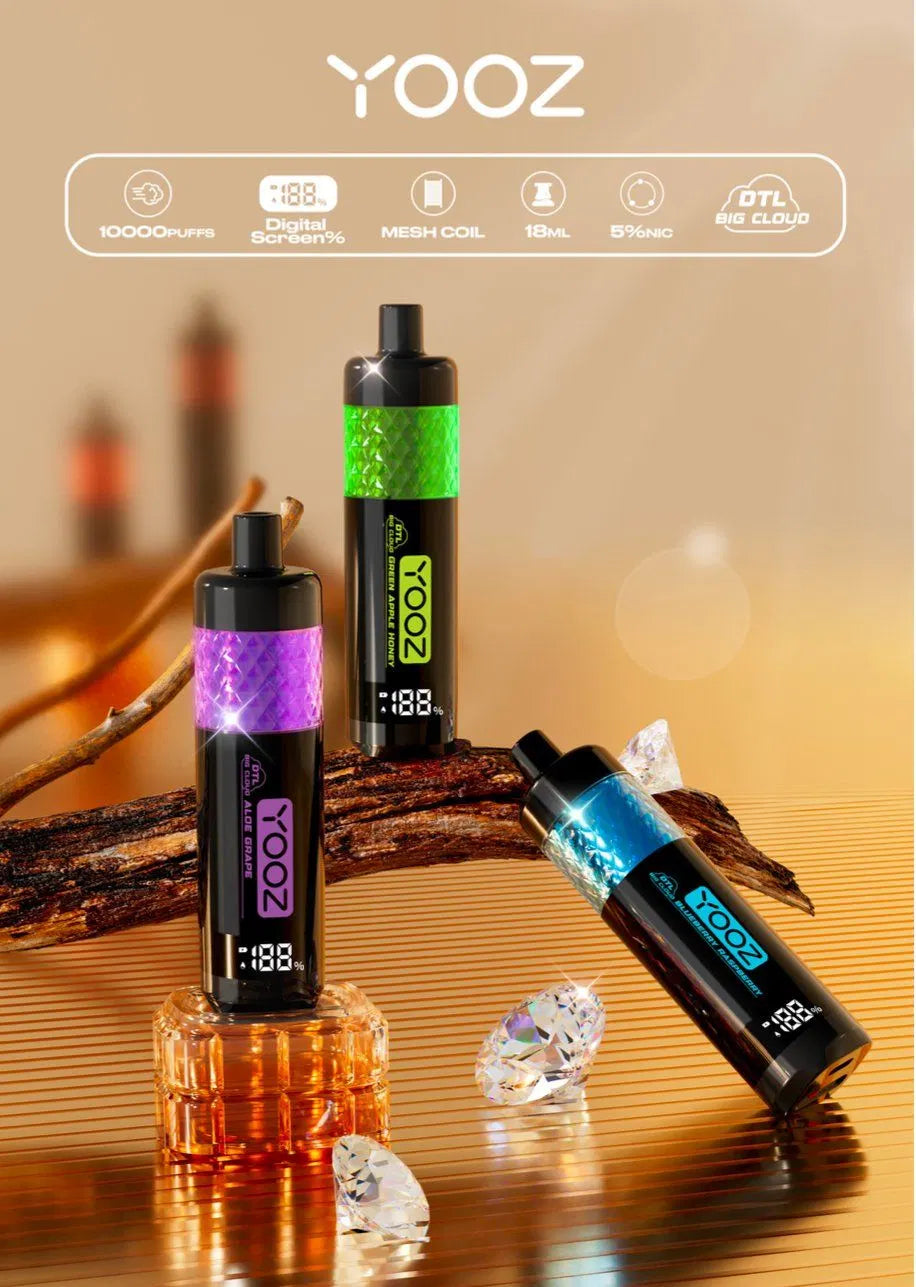 Yooz 14k Puff Refilable & Rechargeable + 30ML Flavour